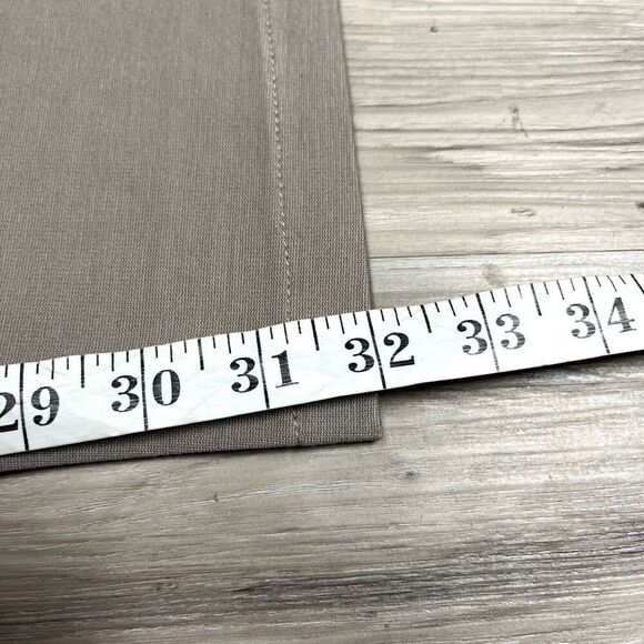 Eileen Fisher Pants Women’s Small Stone Tan Heavyweight Rayon Knit Pull On Strai - Picture 8 of 8